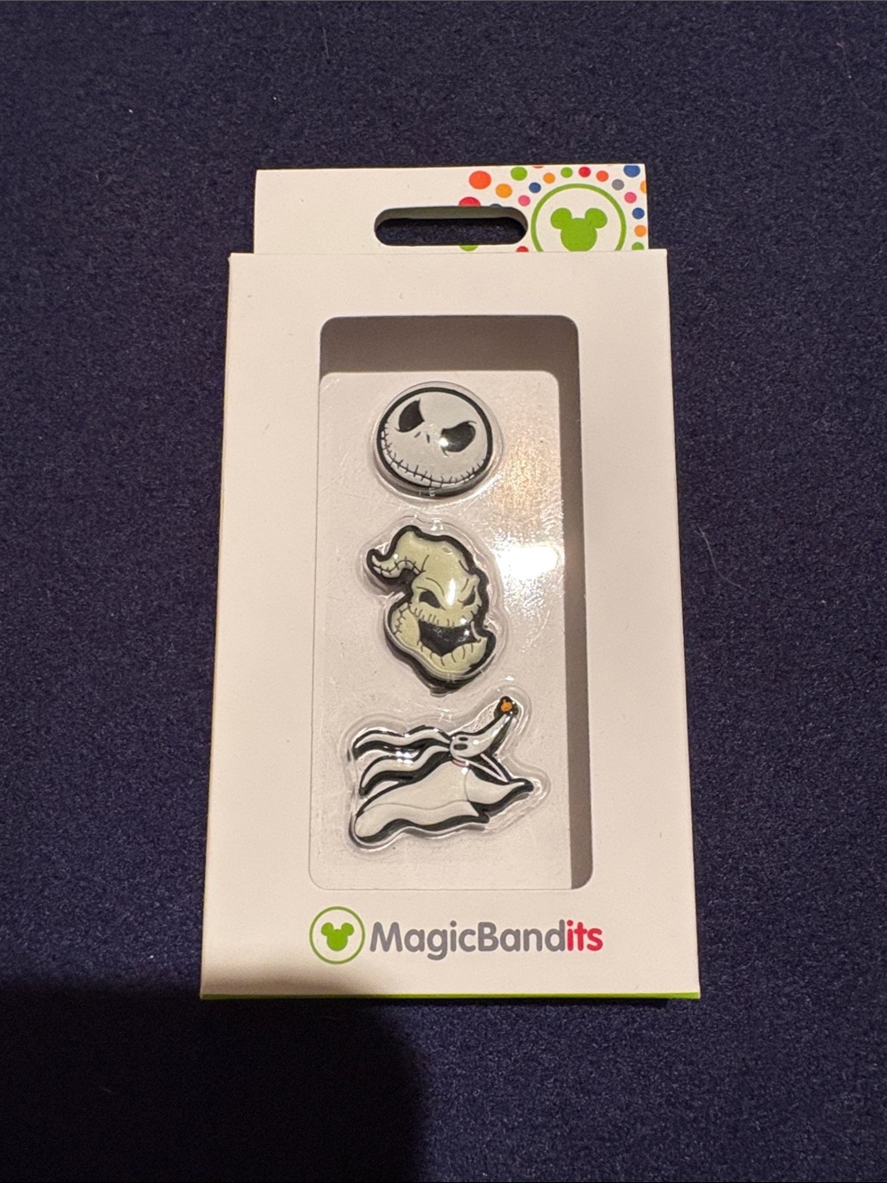 Disney Nightmare before Christmas magic band accessories White/Black